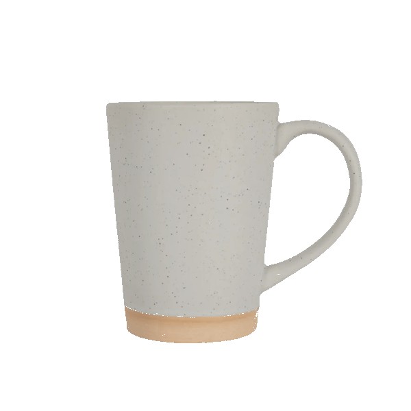 Toledo 15oz Speckle Latte Mug with Natural Bottom 1