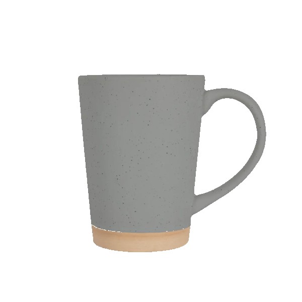 Toledo 15oz Speckle Latte Mug with Natural Bottom 1