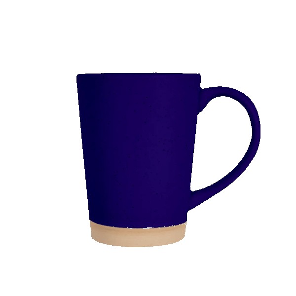 Toledo 15oz Speckle Latte Mug with Natural Bottom 1