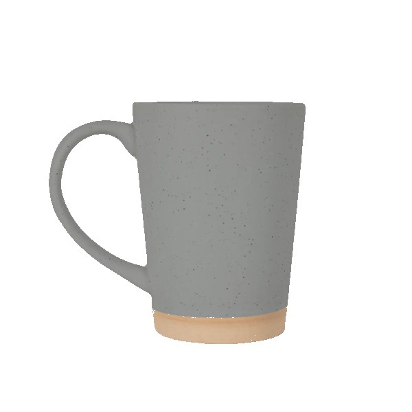 Toledo 15oz Speckle Latte Mug with Natural Bottom 1