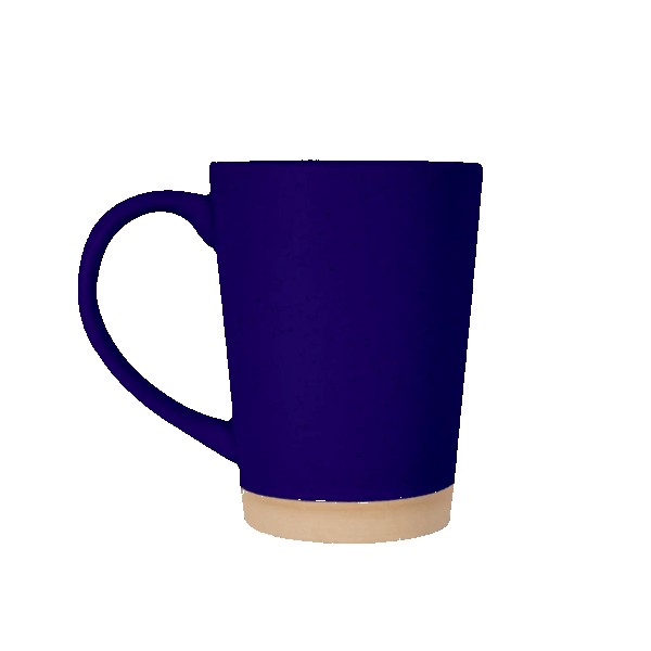 Toledo 15oz Speckle Latte Mug with Natural Bottom 1