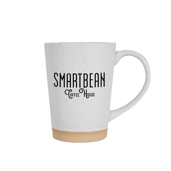 Toledo 15oz Speckle Latte Mug with Natural Bottom 1