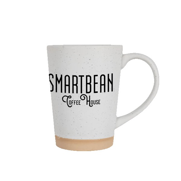 Toledo 15oz Speckle Latte Mug with Natural Bottom 1
