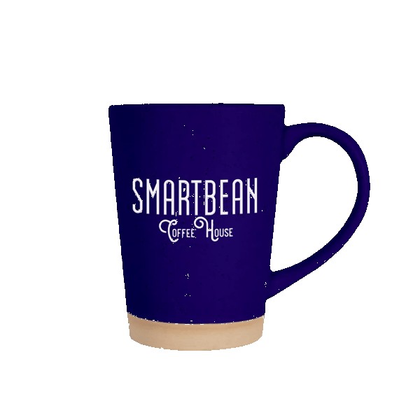 Toledo 15oz Speckle Latte Mug with Natural Bottom 1