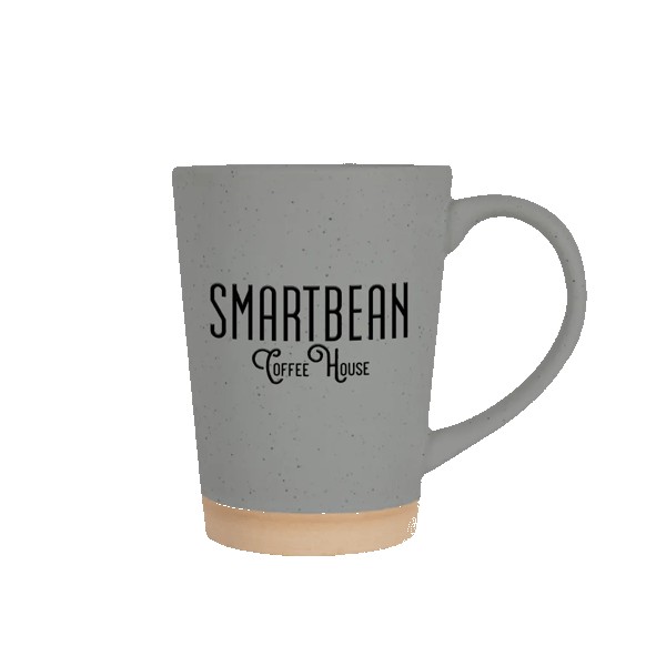 Toledo 15oz Speckle Latte Mug with Natural Bottom 1