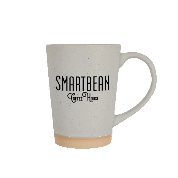 Toledo 15oz Speckle Latte Mug with Natural Bottom 1