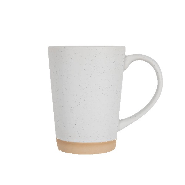 Toledo 15oz Speckle Latte Mug with Natural Bottom 1