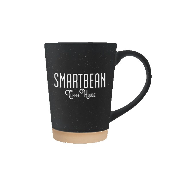 Toledo 15oz Speckle Latte Mug with Natural Bottom 1