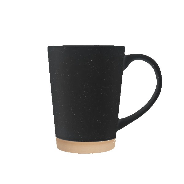 Toledo 15oz Speckle Latte Mug with Natural Bottom 1