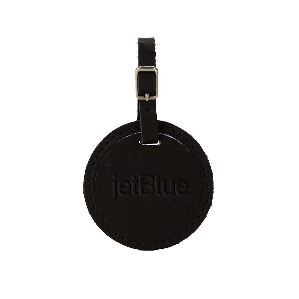 Culver Round Leather Luggage Tag 1