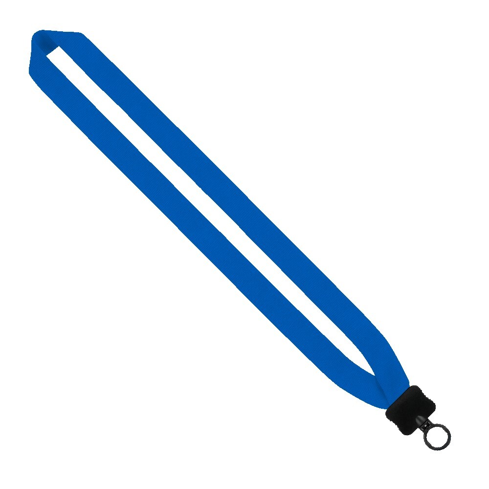 1" Cotton Lanyard with Plastic Clamshell & O-Ring 1