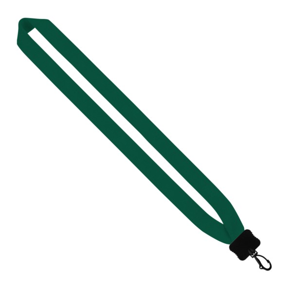 1" Cotton Lanyard with Plastic Clamshell & O-Ring 1