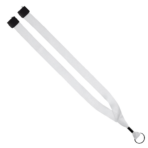 3/4" rPET Dye-Sublimated Lanyard w/ Metal Crimp & Metal Split-Ring 1