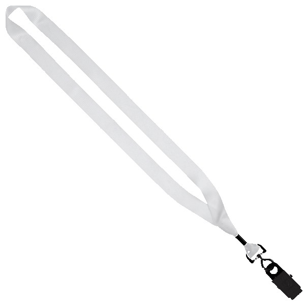 3/4" rPET Dye-Sublimated Lanyard w/ Metal Crimp & Metal Split-Ring 1