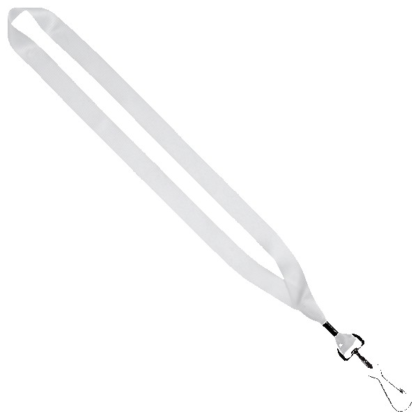 3/4" rPET Dye-Sublimated Lanyard w/ Metal Crimp & Metal Split-Ring 1