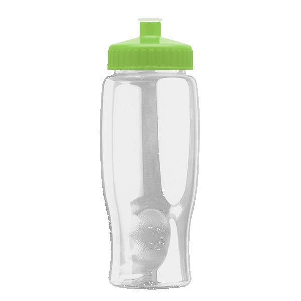 Rotation 27oz Transparent Contour Bottle w/Push-Pull Lid 1