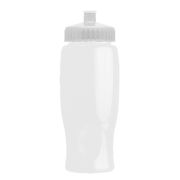 Rotation 27oz Transparent Contour Bottle w/Push-Pull Lid 1
