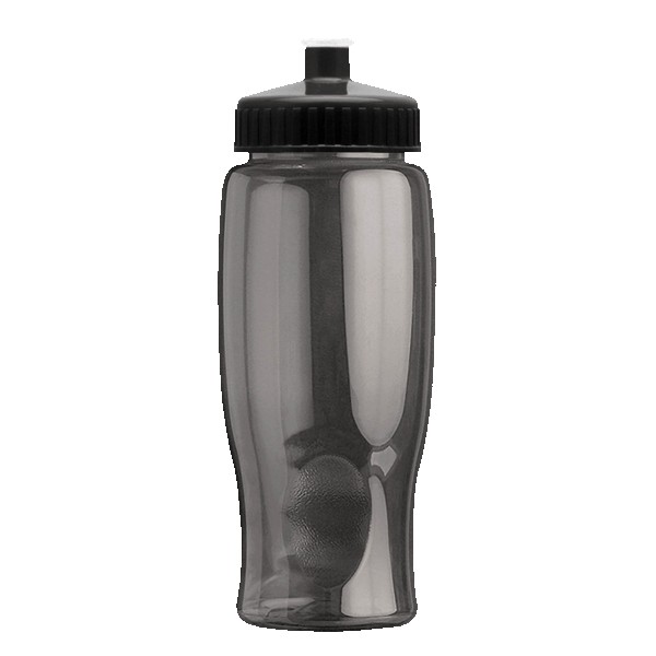 Rotation 27oz Transparent Contour Bottle w/Push-Pull Lid 1