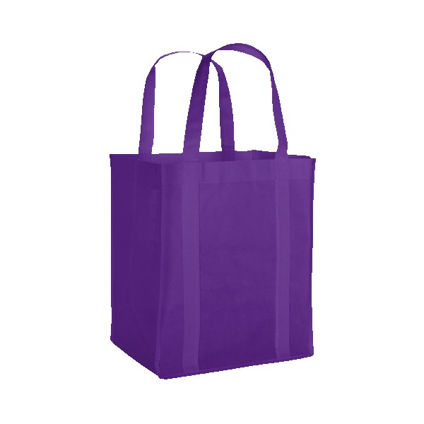 Vespera Recycled Non-Woven Grocery Tote w/Bottom Insert 1