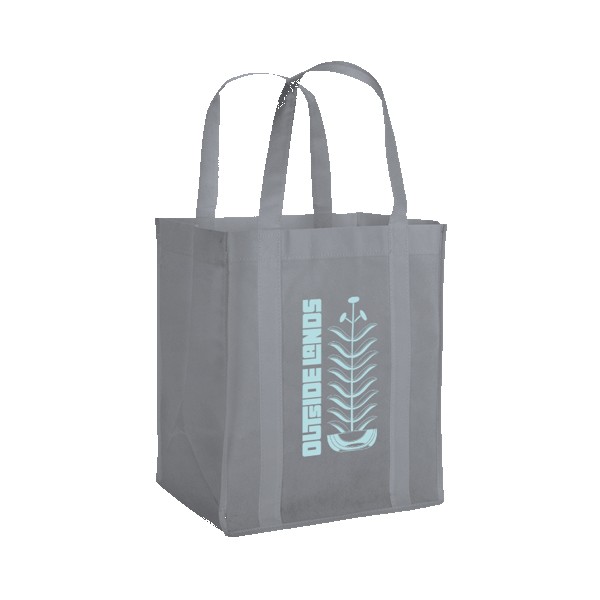 Vespera Recycled Non-Woven Grocery Tote w/Bottom Insert 1