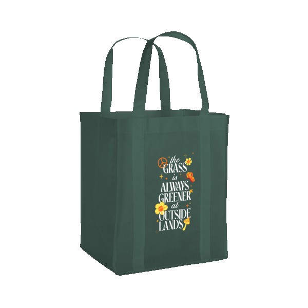 Vespera Recycled Non-Woven Grocery Tote w/Bottom Insert 1