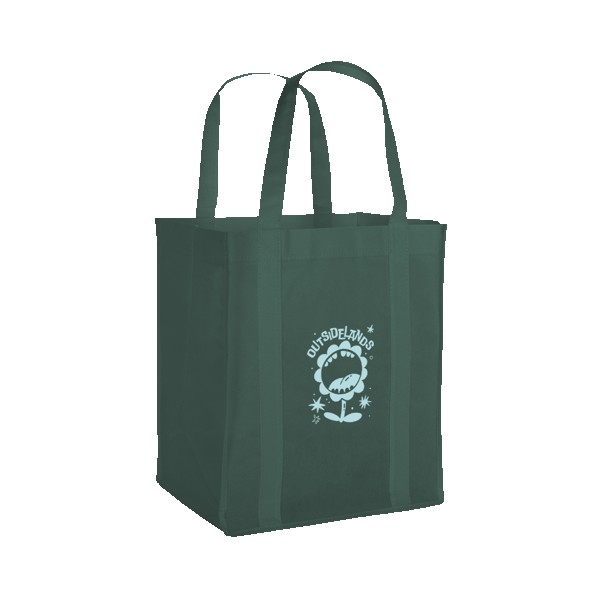 Vespera Recycled Non-Woven Grocery Tote w/Bottom Insert 1
