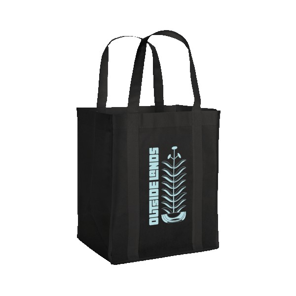 Vespera Recycled Non-Woven Grocery Tote w/Bottom Insert 1