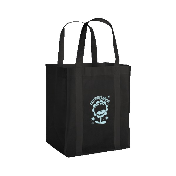 Vespera Recycled Non-Woven Grocery Tote w/Bottom Insert 1