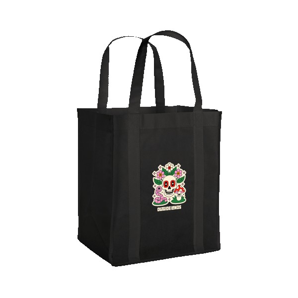 Vespera Recycled Non-Woven Grocery Tote w/Bottom Insert 1