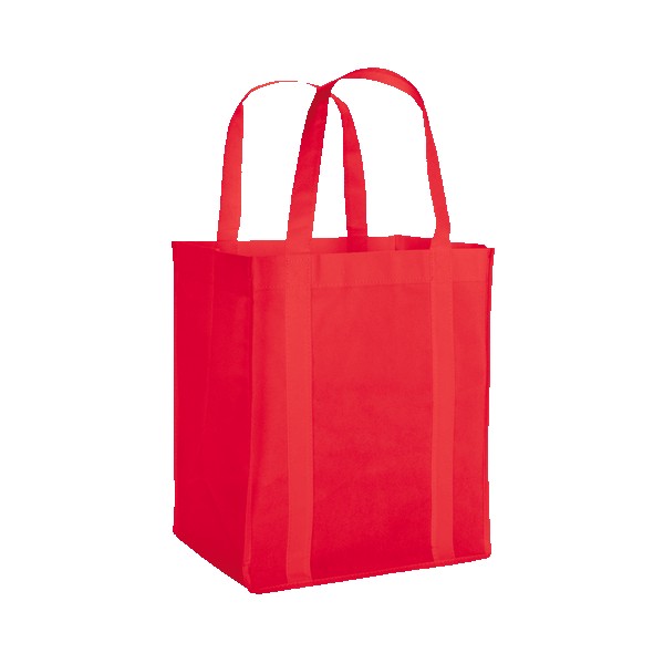Vespera Recycled Non-Woven Grocery Tote w/Bottom Insert 1