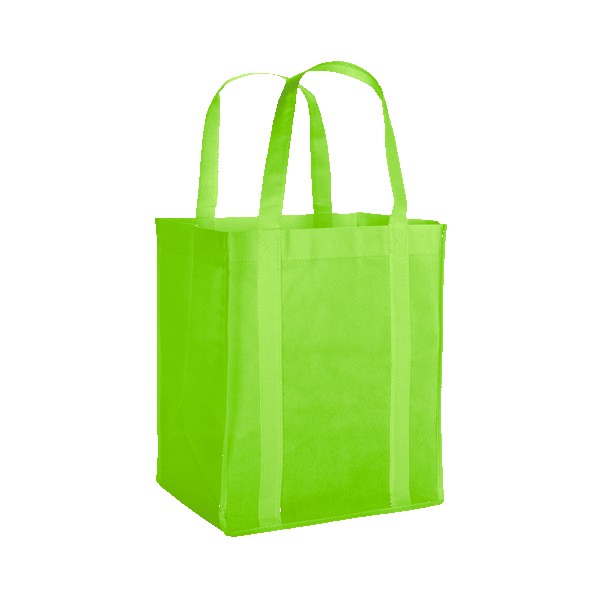 Vespera Recycled Non-Woven Grocery Tote w/Bottom Insert 1