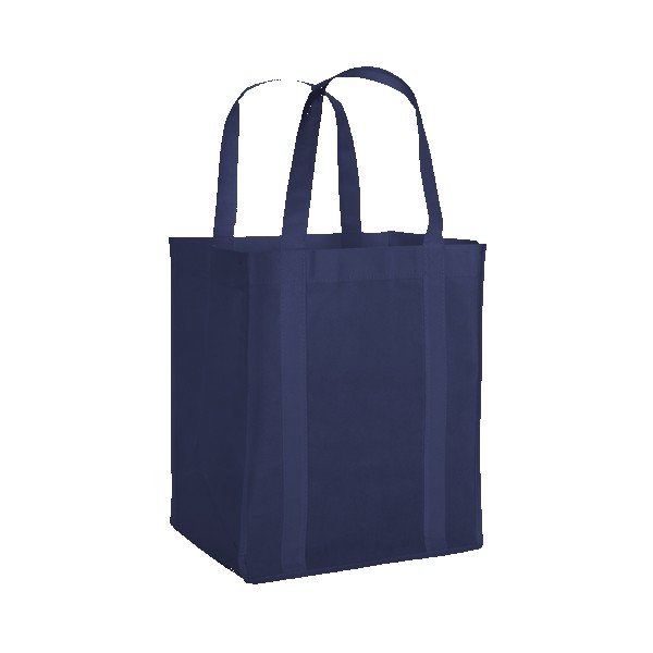 Vespera Recycled Non-Woven Grocery Tote w/Bottom Insert 1