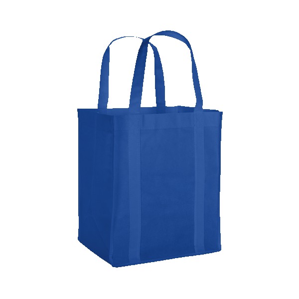 Vespera Recycled Non-Woven Grocery Tote w/Bottom Insert 1