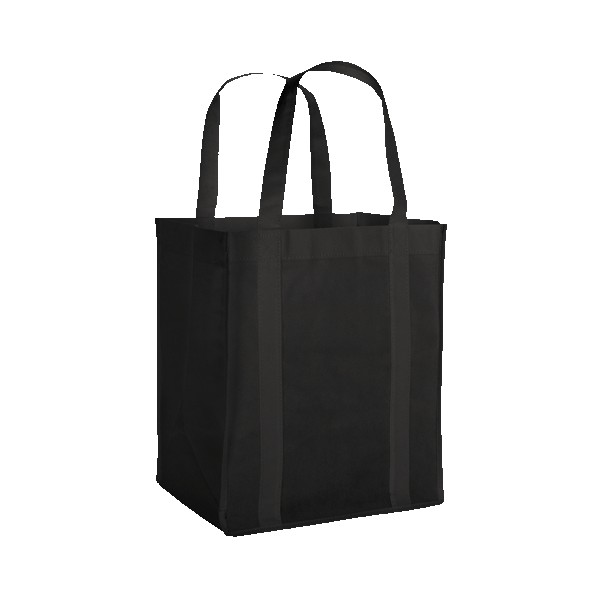 Vespera Recycled Non-Woven Grocery Tote w/Bottom Insert 1
