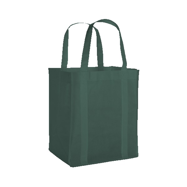 Vespera Recycled Non-Woven Grocery Tote w/Bottom Insert 1