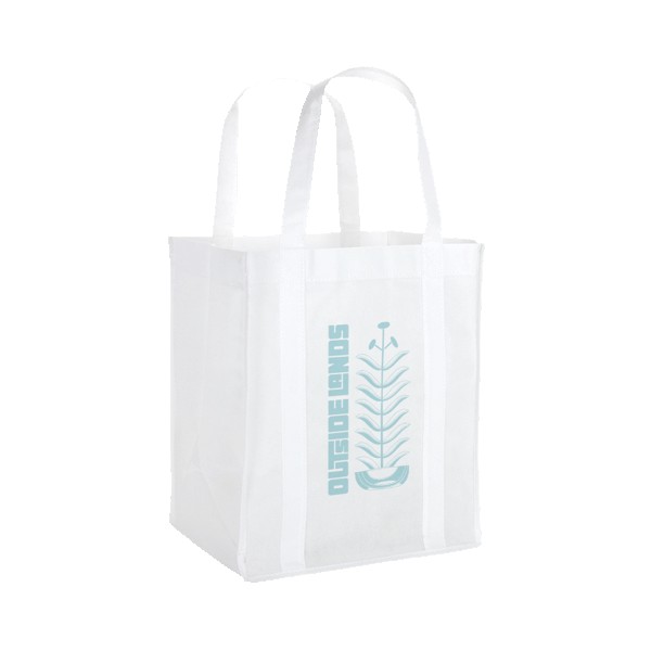 Vespera Recycled Non-Woven Grocery Tote w/Bottom Insert 1