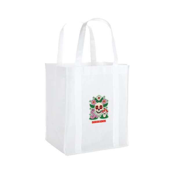 Vespera Recycled Non-Woven Grocery Tote w/Bottom Insert 1