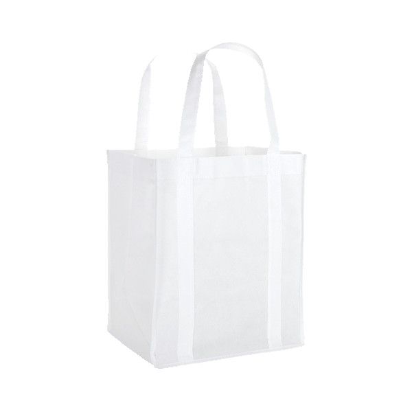 Vespera Recycled Non-Woven Grocery Tote w/Bottom Insert 1