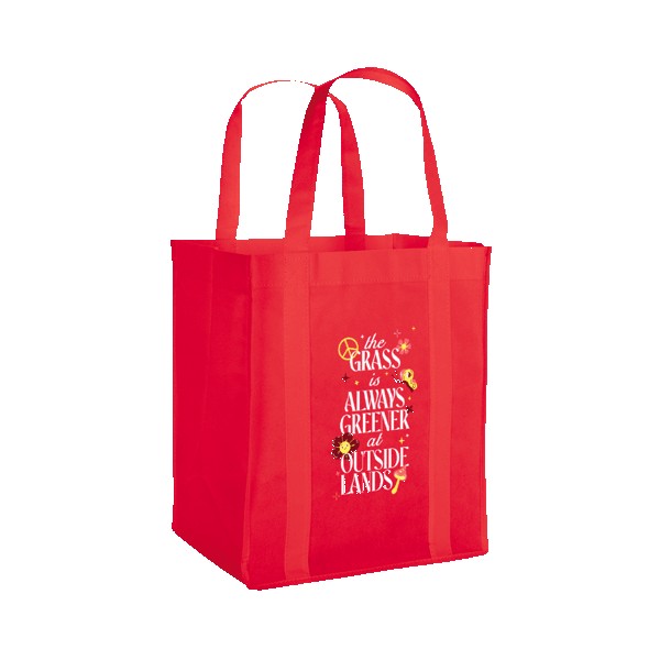 Vespera Recycled Non-Woven Grocery Tote w/Bottom Insert 1