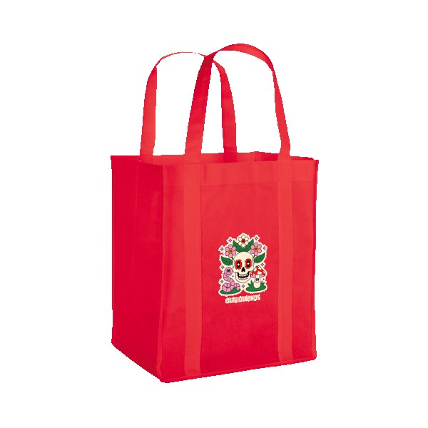 Vespera Recycled Non-Woven Grocery Tote w/Bottom Insert 1