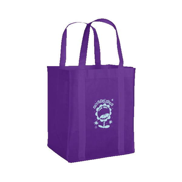 Vespera Recycled Non-Woven Grocery Tote w/Bottom Insert 1