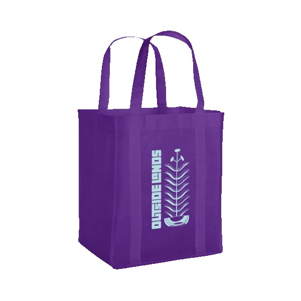 Vespera Recycled Non-Woven Grocery Tote w/Bottom Insert 1