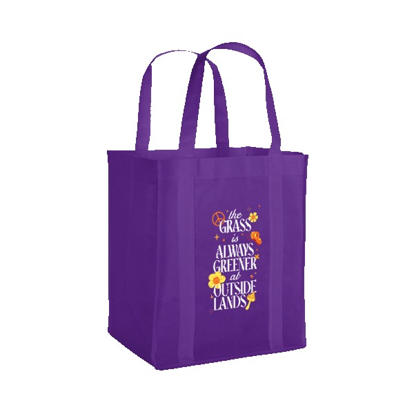 Vespera Recycled Non-Woven Grocery Tote w/Bottom Insert 1
