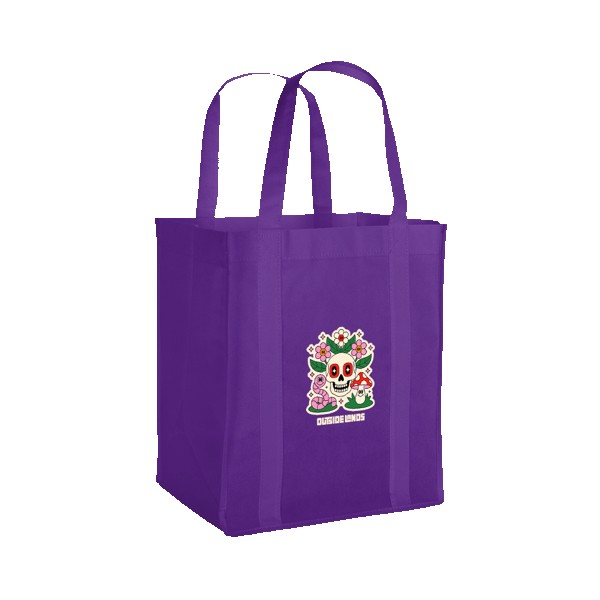 Vespera Recycled Non-Woven Grocery Tote w/Bottom Insert 1