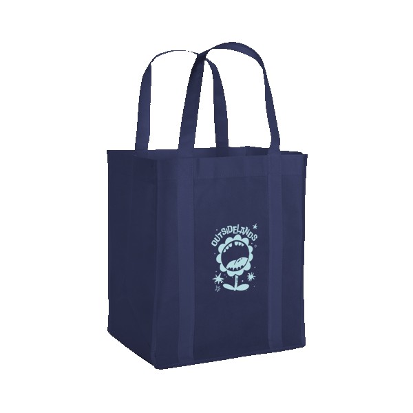 Vespera Recycled Non-Woven Grocery Tote w/Bottom Insert 1