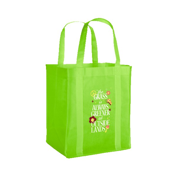 Vespera Recycled Non-Woven Grocery Tote w/Bottom Insert 1