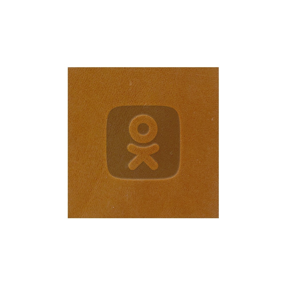 2" x 2" Leather Square Patch 1