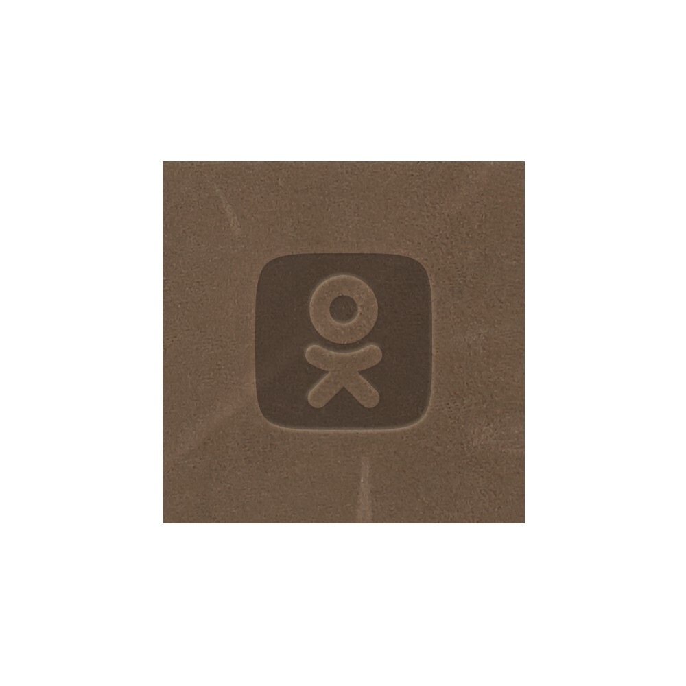2" x 2" Leather Square Patch 1