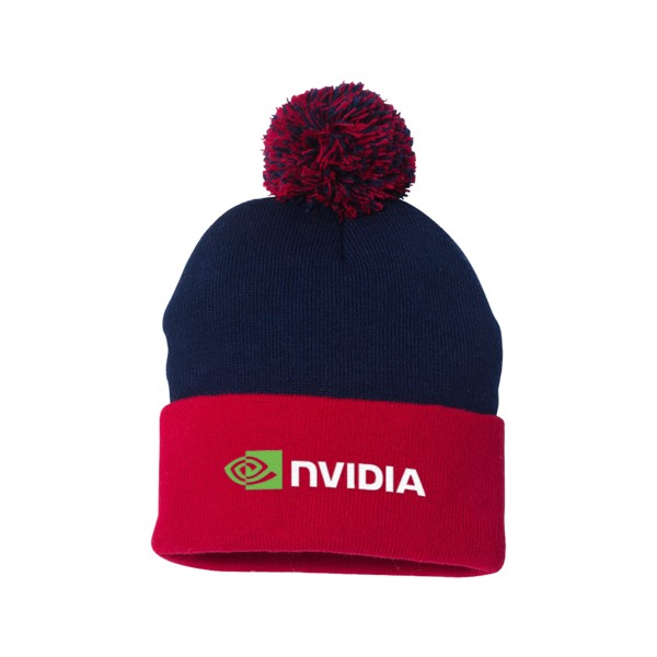 Sportsman SP15 12" Pom-Pom Knit Beanie 1