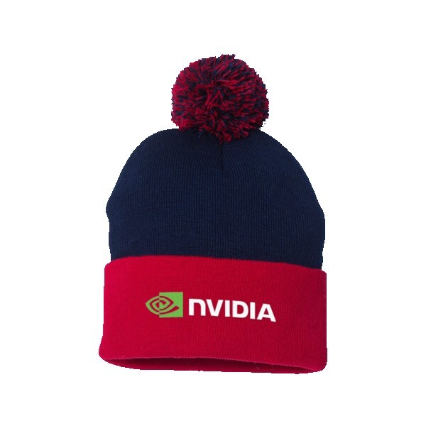 Sportsman SP15 12" Pom-Pom Knit Beanie 1